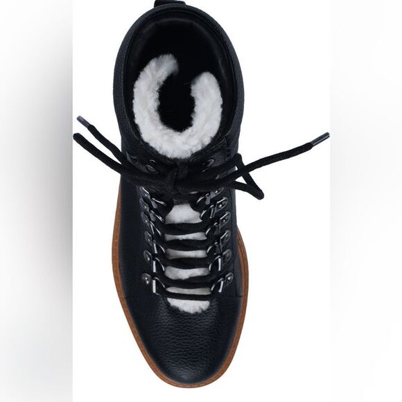 BNIB MARC FISHER BLACK LACE UP BOOT SZ 9.5 - Picture 4 of 7